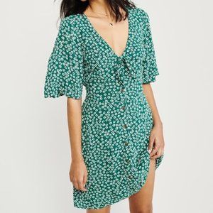 Abercrombie floral knot front dress